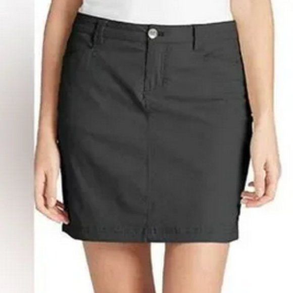 Eddie Bauer Dark Smoke Gray or Stone Adventure Skort - Picture 1 of 16